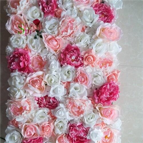 SPR Free Shipping-10pcs/lot Artificial wedding rose flower wall background arrangement flowers road lead flowers decorations