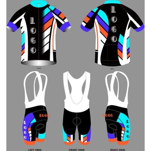 Cycling Clothing Design Pro Bike Team Uniform MTB Bicycle Jersey Summer Shorts Sets With Bib Cycle Custom