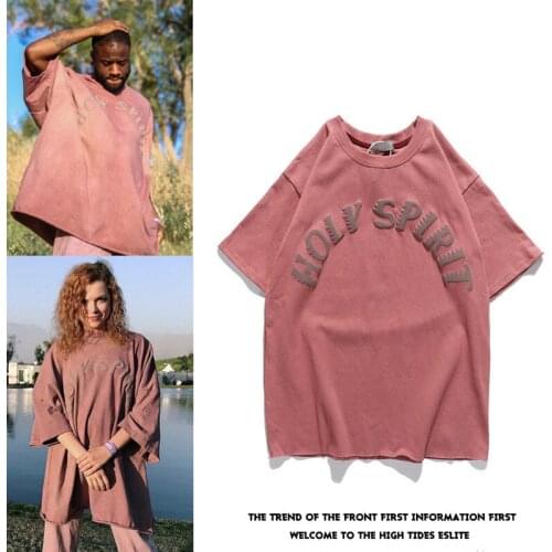 Fashion Hipster Summer Short Sleeve Tops Kanye Concert Group Hip Hop Tshirt Unisex Casual Loose Pure Cotton Tee Shirts For Men