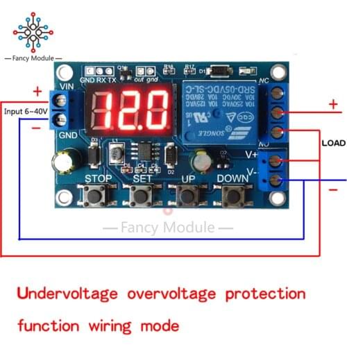 Battery Charge/Discharge Module Integrated Voltmeter Undervoltage/Overvoltage Protection Timing Charge/Discharge Communication