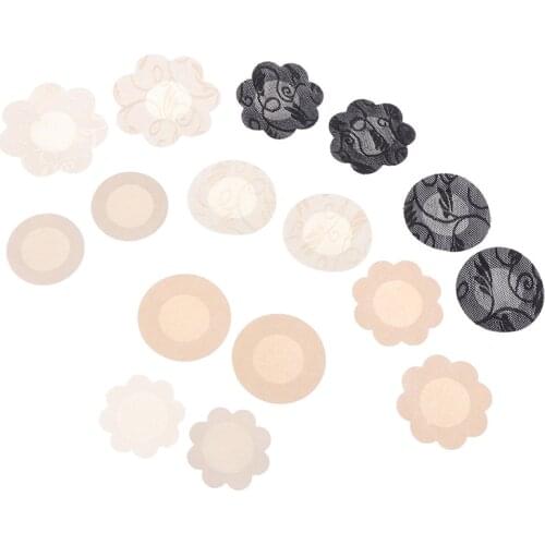 10pcs/set Womens Men Invisible Breast Lift Cover On Bra Nipple Stickers Chest Stickers Adhesive Bra Nipple Covers Accessories