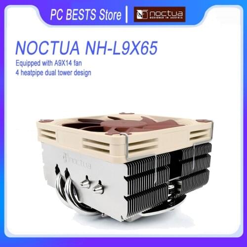 Noctua NH-L9x65 4 heat pipe CPU rad iator 9cm ultra-thin fan HTPC down-pressure fan For intel LGA 2066 2011 115X AMD AM4 AM3