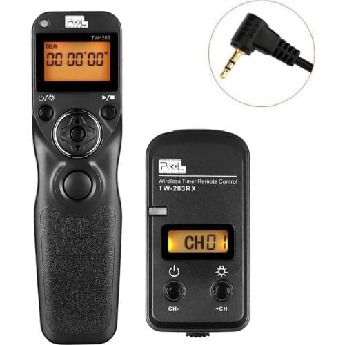 Pixel TW-283 E3 Wireless Timer Remote Control for Canon EOS 1300D 1200D 1100D 1000D 760D 750D 700D 650D 600D 550D 500D 450D 400D