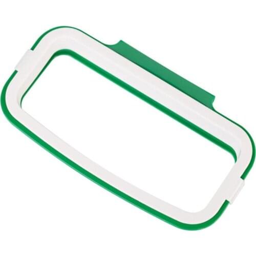 Kitchen Cupboard Back Trash Bag Rack Cabinet Door Garbage Bag Trash Rack Storage Hanging Rubbish Bag Storage Trash Rack