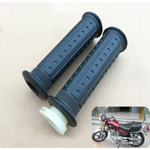 E0416 Motorcycle Handle Handlebar Hand Bar Grip For Honda CBT12 CM125 22mm 7/8" Rubber Antislip