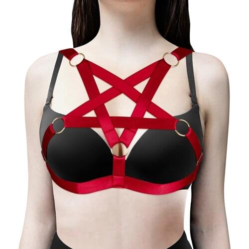 Sexy Cage Bra Body Harness Harajuku Costumes Erotic Lingerie Cosplay Bdsm Stockings Womens Lingerie Bondage Garter Strap Belt