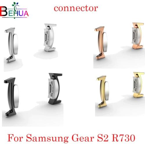 New For Samsung Gear S2 R720 Metal connector Replacement High quality stainless steel connect For Samsung Gear watch Accessories