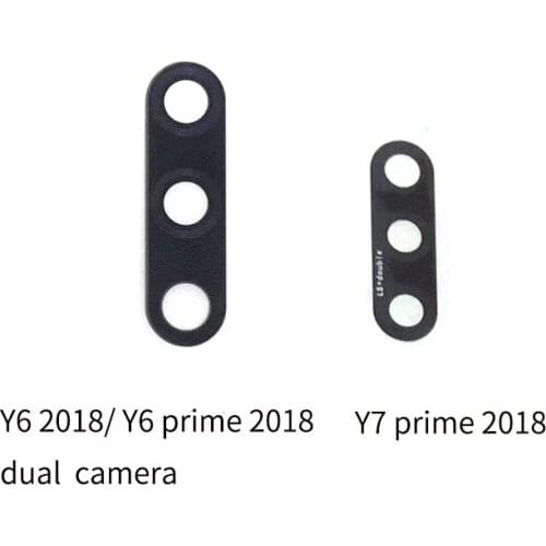 2pcs Rear Back Camera Glass Lens Cover with Ahesive Sticker For Huawei Y5 Y6 Y9 Y7 Prime 2018 2019