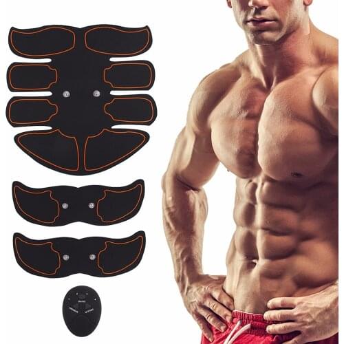 Fitness Abdominal Muscle Trainer EMS Press Stimulator Electric Slimming Machine For training apparatus Fitness Gym Equipment