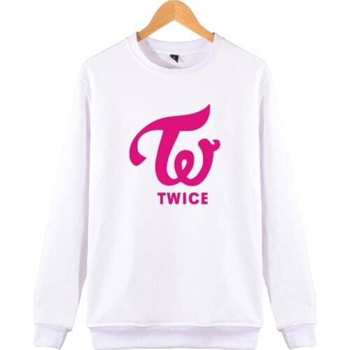 Ulzzang Harajuku Kawaii Tumblr Sweatshirt Women Pink Black Kpop TWICE Latter Print Hoodies Momo Sana Mina Sweatshirt Tracksuit