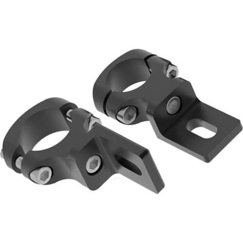 2PCS Universal Handlebar 22mm Motorcycle Headlight Bracket Spotlight Holder Tube Clamp for Cafer Racer Chopper,TG80