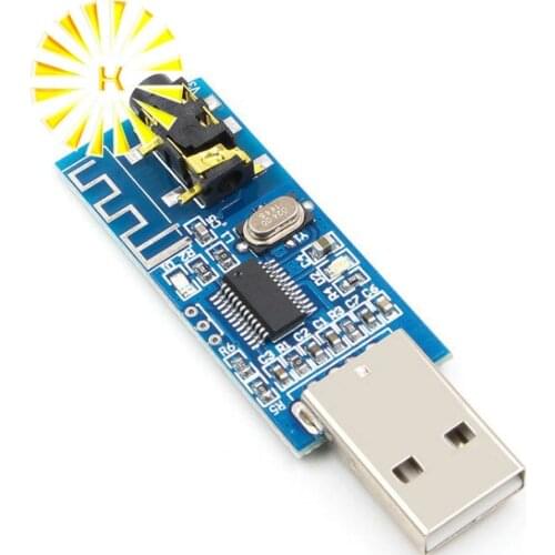 USB Bluetooth 4.0 Audio Receiver Wireless Module Bluetooth Voice Player with Decoding Amplifier Function LED Indicator