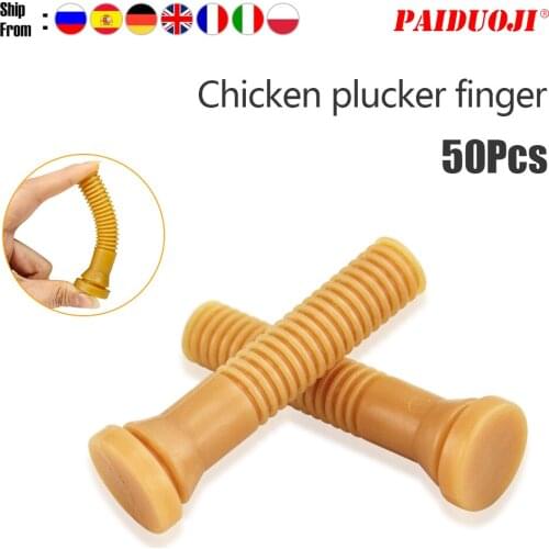 50 Pcs New Poultry Chicken Plucking Machine Hair removal Tools Efficient Plucking Glue Stick Plucker Strong Durable Material