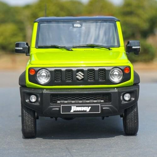 High quality classic authentic 1:18 LCD Suzuki Jimny Suzuki diecast scale OFF-road Blue/Green car miniature model for gift,colle