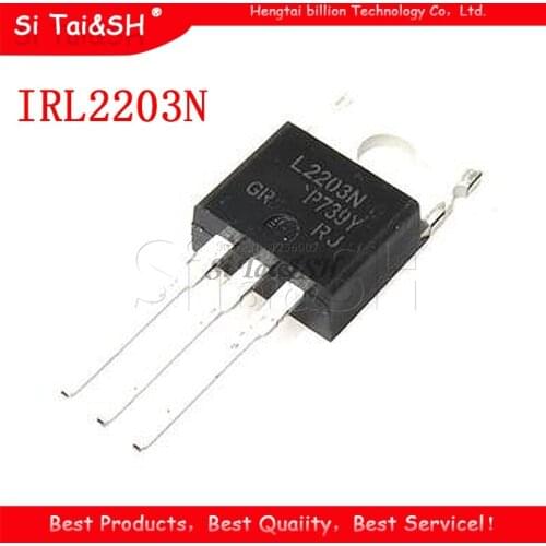 10PCS IRL2203N TO220 IRL2203 TO-220 IRL2203NPBF N-channel FET