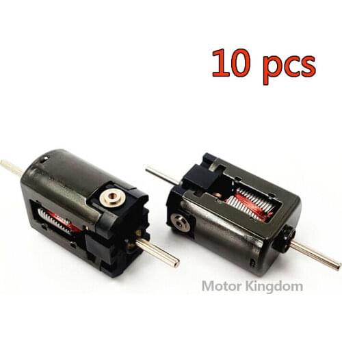 10pcs/lot Mabuchi FT-010SA Dual Shaft Mini 010 DC Motor 6V-12V 28000RPM High Speed Dual axis Electric Motor DIY Toy Car