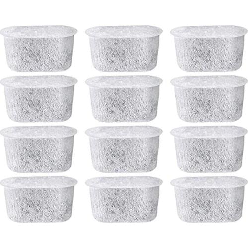 12 Pack Charcoal Water Filters for Cuisinart - Removes Chlorine, Odors From Water for Cuisinart Coffee Machines