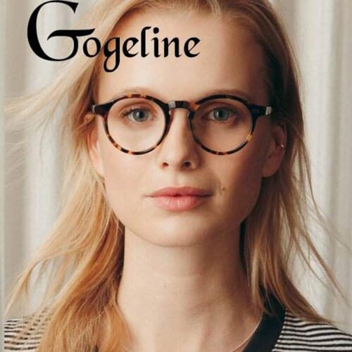 2020 Anti-blue light round Glasses Frame Fashion Transparent glasses clear frame Women Spectacle myopia glasses Men optical