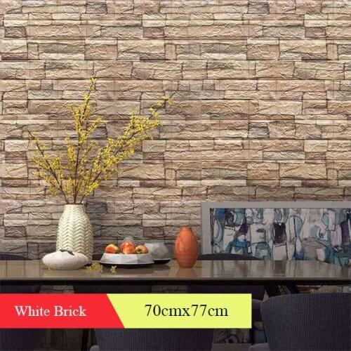 3D Brick Wallpaper Peel and Stick Wall Panel Living Room Stickers Bedroom Kids Room Brick Self adhesive Wall Papers Home Decor