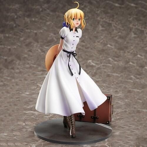 Anime Fate Stay Night Saber Arturia Pendragon Aniplex Saber Journey to England Ver .PVC Action Figure Collectible Model Toy PVC