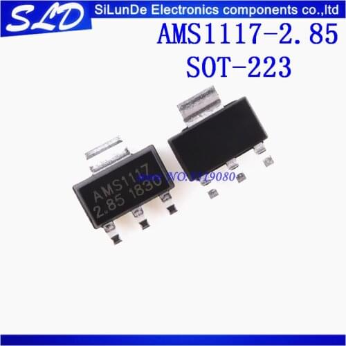 Free Shipping 100pcs/lot AMS1117-2.85 AMS1117 2.85 SOT-223 new and original In Stock