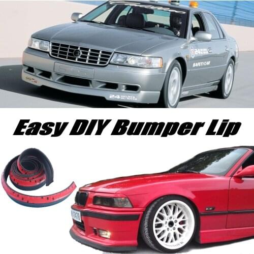 Bumper Lip Deflector Lips For Cadillac Seville Front Spoiler Skirt For Car View Tuning / Body Kit / Strip