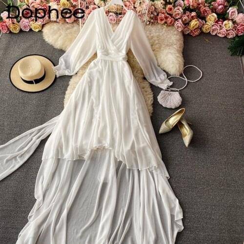 Dophee Summer Chiffon Dresses