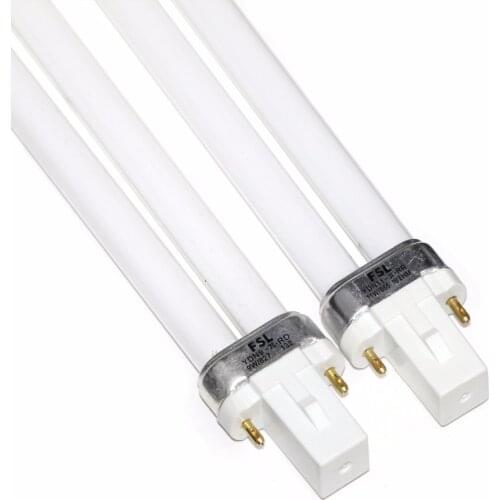 Fluorescent Compact Bi-Pin Desktop Lamp Replace Linear Twin Tube CFL Light G23 9W 11W Available YDW 6500K x2