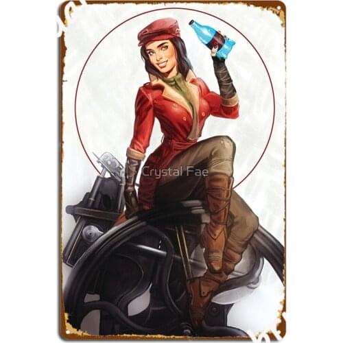 The Wright Pinup Poster Metal Plaque Club Bar Plaques Wall Pub Designing Tin Sign Poster