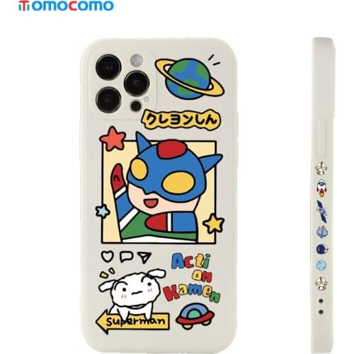 Fashion Anime Cartoon Liquid Silicone Shockproof Phone Case For iPhone 11 12 Pro Max Mini X XR XS 7 8 Plus Soft Protective Cover