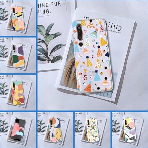 For Xiaomi Mi 10 Lite Pro Youth Play Back Cover Soft Art Graffiti For Xiaomi Mi Note 10 Lite Pro Phone Case Silicone Transparent