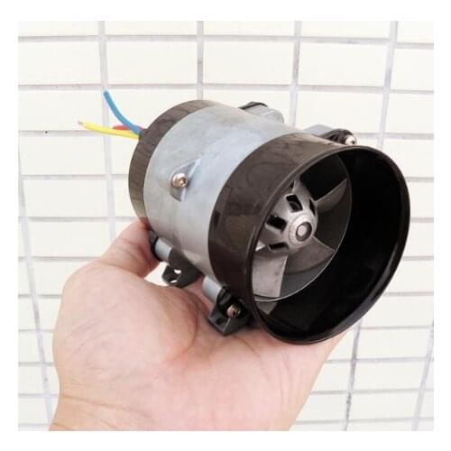 Super violence draught fan 76mm Ducted Fan 6 Blades with Brushless metal motor kv3100 For model,aerodynamic hovercraft
