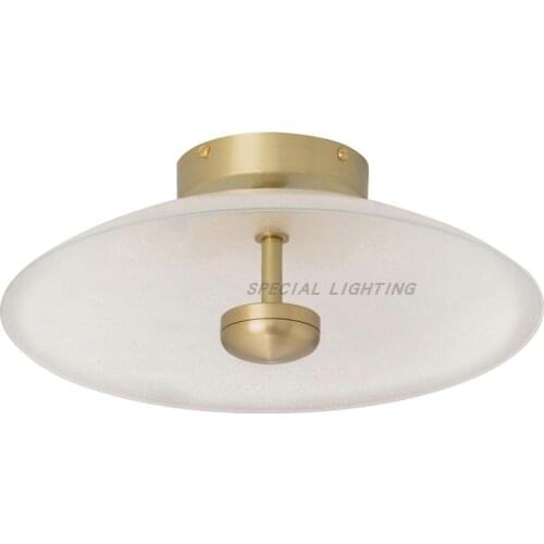 Light luxury villa handrail stairwell wall lamp designer bedroom lamp modern entrance porch balcony glass ceiling lamp