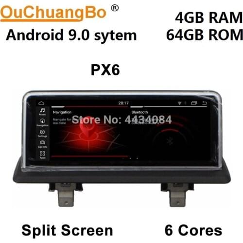 Ouchuangbo car audio player gps radio for BMW E87 2005-2012 CIC support 6 core anti-reflection screen android 10 OS MSM8953