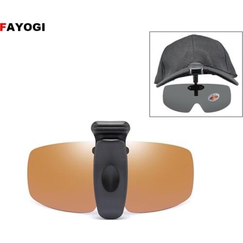 Polarized Cap Clip on Sunglasses Hat Visors Sport Goggles Clips For Fishing Biking Hiking Golf Eyewear UV400