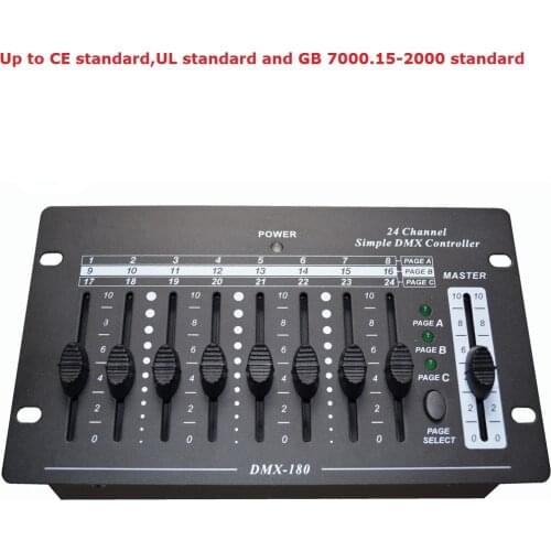 Simple Portable Controller 24 Channel 2.4G DMX512 Receiver DMX Controller Lighting Dj Disco Control Operator Free Ship