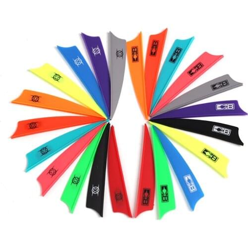 50/100pcs Archery BOLT Fletching Vane 3Inch Crossbow Arrow Feather For DIY Hunting And Shooting TPU Feather