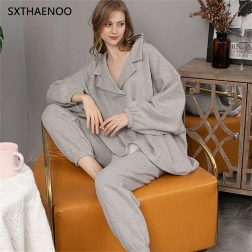 Женские флисовые пижамы SXTHAENOO China At AliExpress