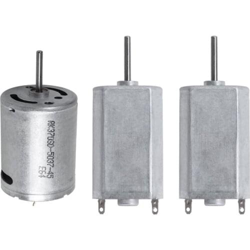 WSFS Hot 3 Pcs DC 9V 2Mm Dia Shaft High Speed Model Airplane DC Motor, 1 Pcs 8500 RPM & 2Pcs 30800 RPM