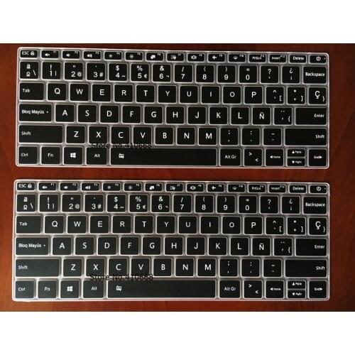 10 PCS Spanish Silicone Laptop Keyboard Cover Case For Xiaomi Mi Notebook Air 13.3 13 inch Skin Protector Guard Protective film