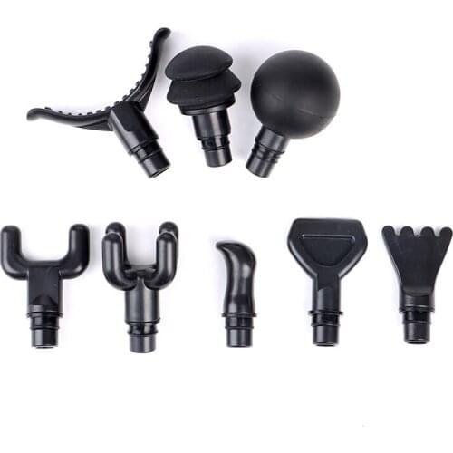8 Styles Silicone Massage Head Set Body Relaxation Fascia Massager Gun Replacement Head Universal Fascia Gun Massage Head