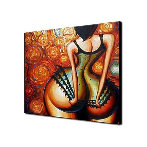 Free Shipping Hand-painted Oil Painting People Paintings for Living Room Wall Living Room Home Decor