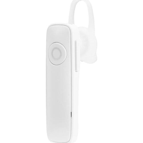 M165 Bluetooth Headphone Mini Business Wireless Earphone Headset With Microphone Music Active White Color Bluetooth Earphones