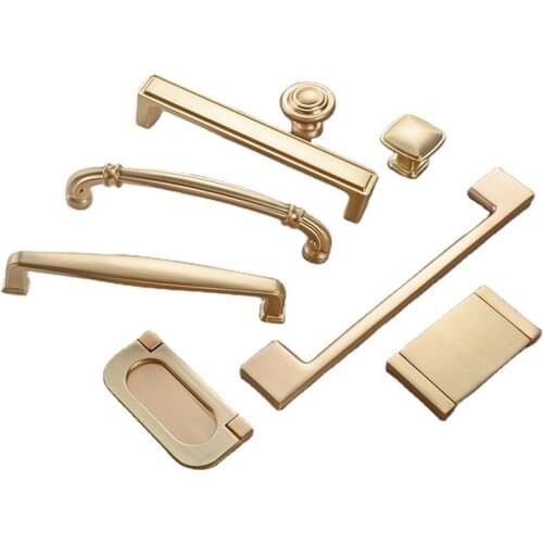Black Furniture Zinc Alloy Drawer Handle The Modern Minimalist Chinese Cabinet Hand-in-hand Wardrobe Doorknobs Wholesale