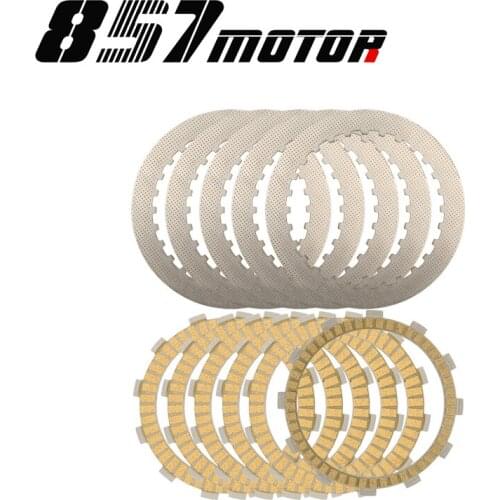 Friction plates& steel plate Motorcycle parts clutch plates friction discs FOR HONDA CB400 VTEC400 CB-1 CBR23 NC23 CB750