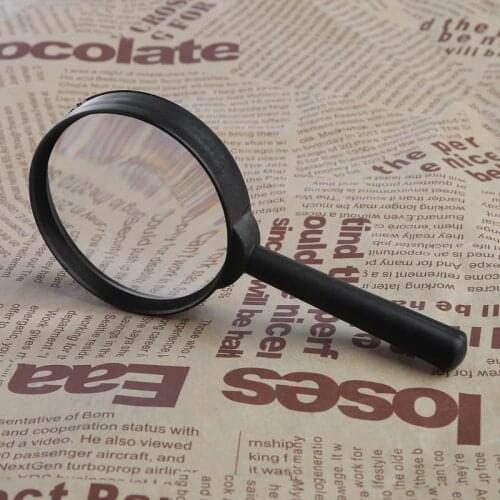 Magnifier 60mm Hand Held 5X Magnifying Loupe Reading Glass Lens C5AD