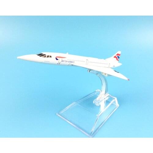 Airlines british airways aircraft model aircraft model simulation 16cm alloy christmas toy gift for kids ornament