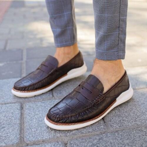 Tezcan Hakiki Deri 12263 Kahve Deri Erkek Spor Ayakkabı Yeni Sezon Hızlı Kargo İle Nakliyat Nefes Alabilen Kumaş Kaliteli