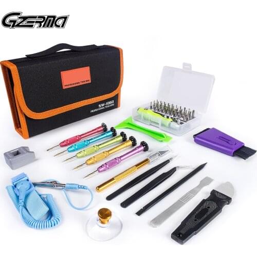 Portable Laptop Cell Phone Repair Tools Kit 46 in 1 Screwdriver Set Repair Tools Kit with Spatula for Laptop Smartphone Repair