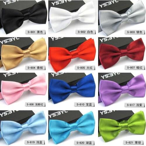 New Mens Tuxedo Tie gravatas de seda Bow Male 27 Candy Color Wedding Bow Tie For Men Married Cravat Bowtie Butterfly Tie